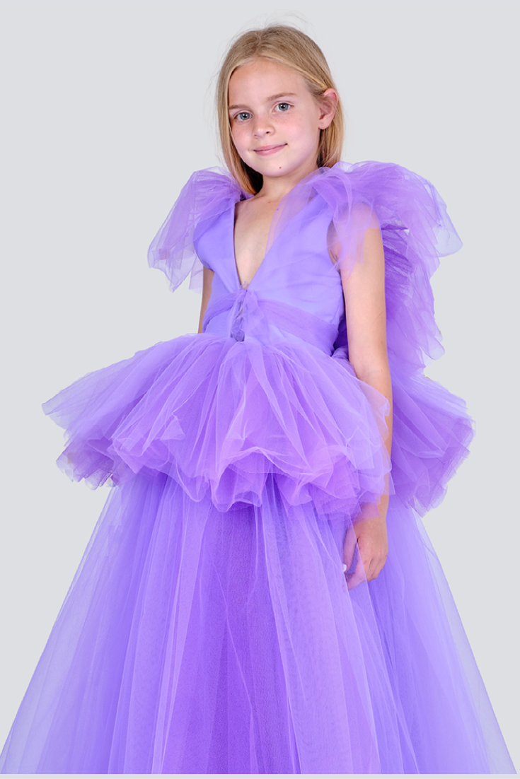 Purple Princess Party Dress – Daniel & Daisy